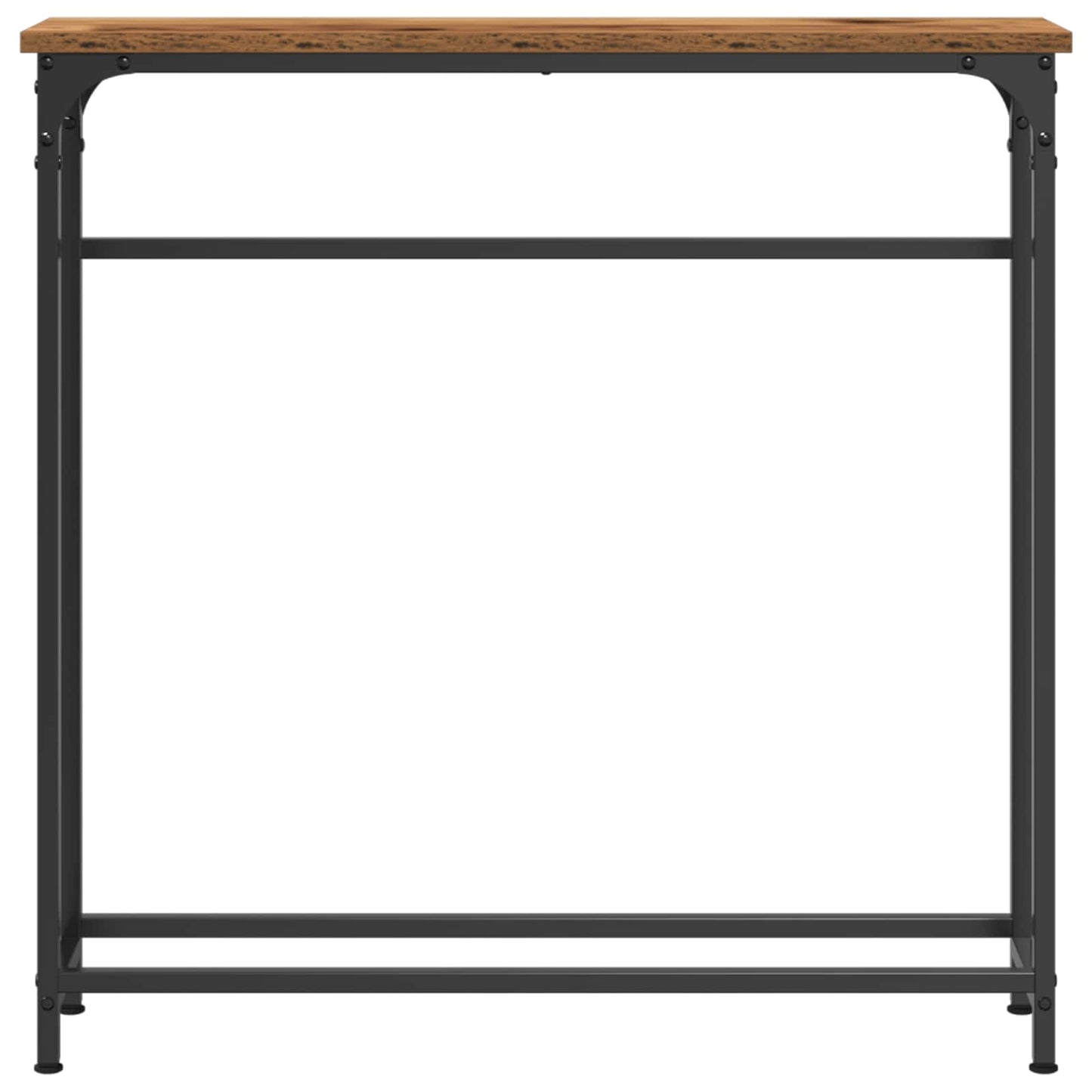 Console Table Old Wood 75 x 19.5 x 75 cm Engineered Wood