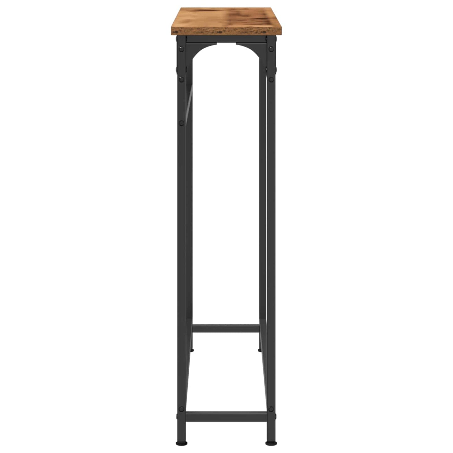 Console Table Old Wood 75 x 19.5 x 75 cm Engineered Wood