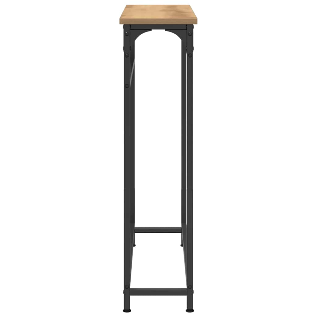 Console Table Artisan Oak 75 x 19.5 x 75 cm Engineered Wood