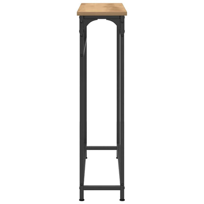 Console Table Artisan Oak 75 x 19.5 x 75 cm Engineered Wood