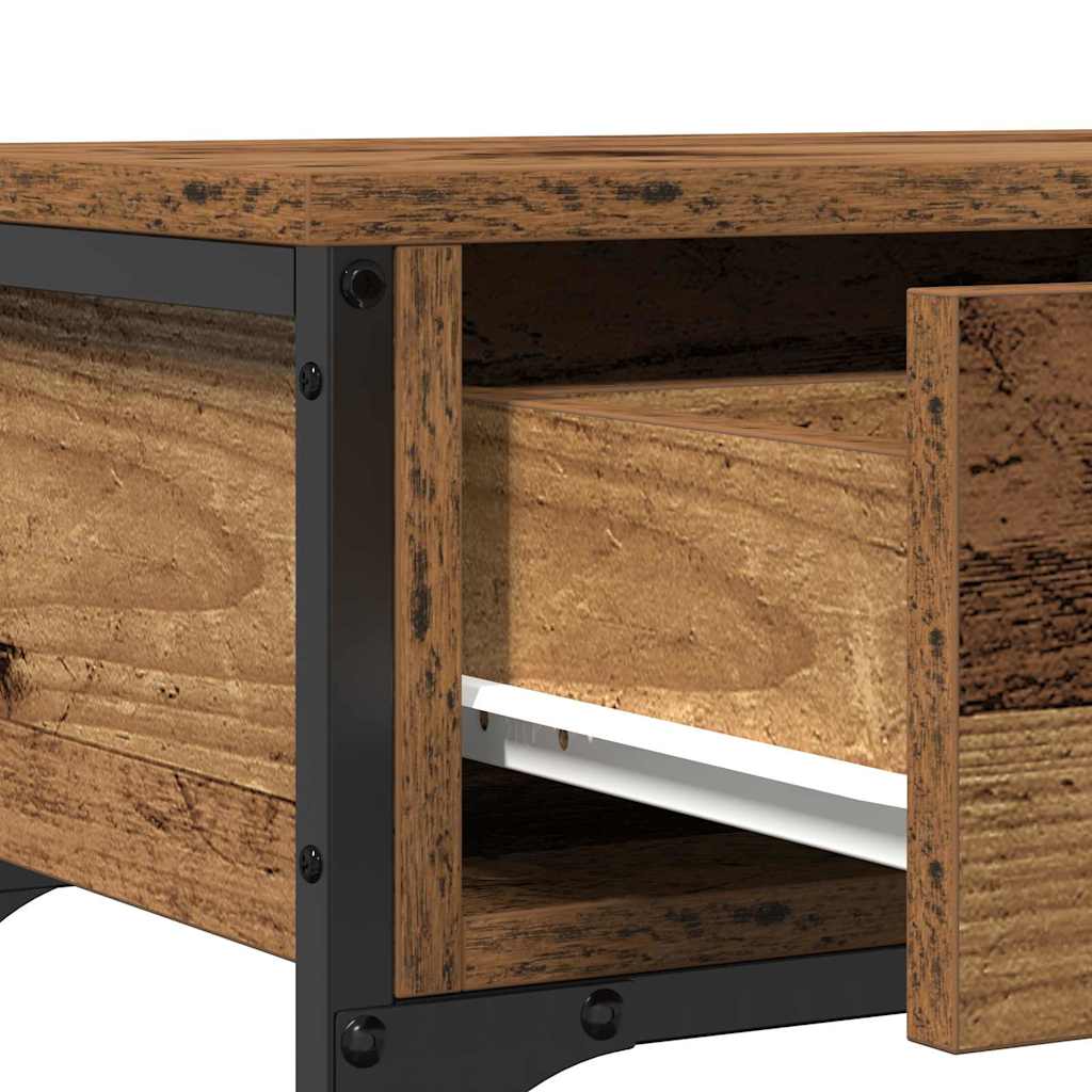 Console Table Old Wood 72.5 x 25 x 75 cm Engineered Wood