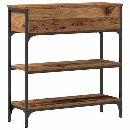 Console Table Old Wood 72.5 x 25 x 75 cm Engineered Wood