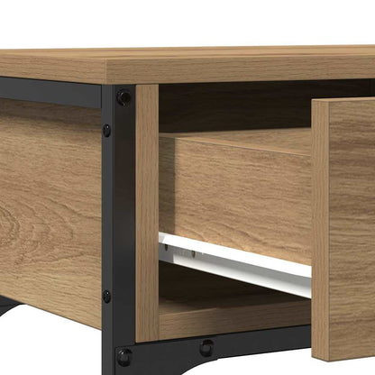 Console Table Artisan Oak 72.5 x 25 x 75 cm Engineered Wood