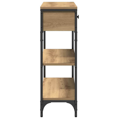 Console Table Artisan Oak 72.5 x 25 x 75 cm Engineered Wood
