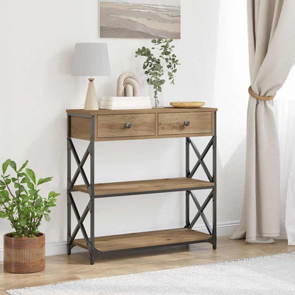 Console Table Artisan oak 75 x 28 x 75 cm
