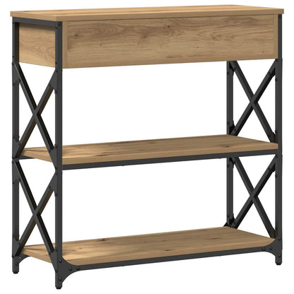 Console Table Artisan oak 75 x 28 x 75 cm
