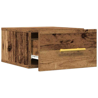 Bedside Cabinet Old Wood 35 x 35 x 20 cm Engineered Wood