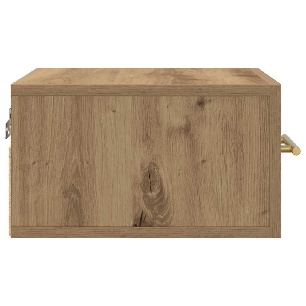 Bedside Cabinet Artisan Oak 35 x 35 x 20 cm Engineered Wood
