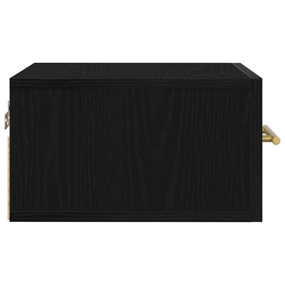 Bedside Cabinet 2 pcs Black Oak 35 x 35 x 20 cm Engineered Wood