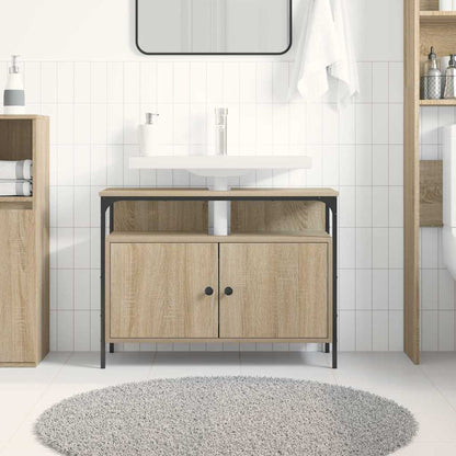 Bathroom Sink Cabinet Brown 80 x 30 x 60 cm Engineered wood