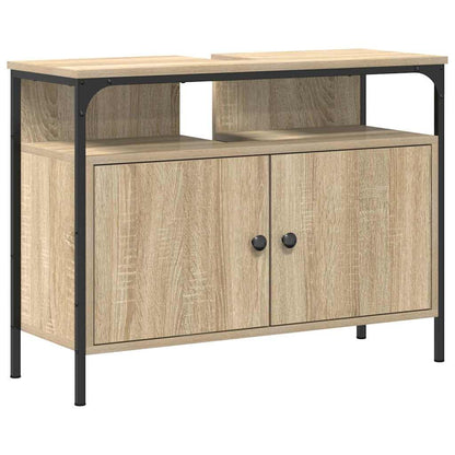 Bathroom Sink Cabinet Brown 80 x 30 x 60 cm Engineered wood