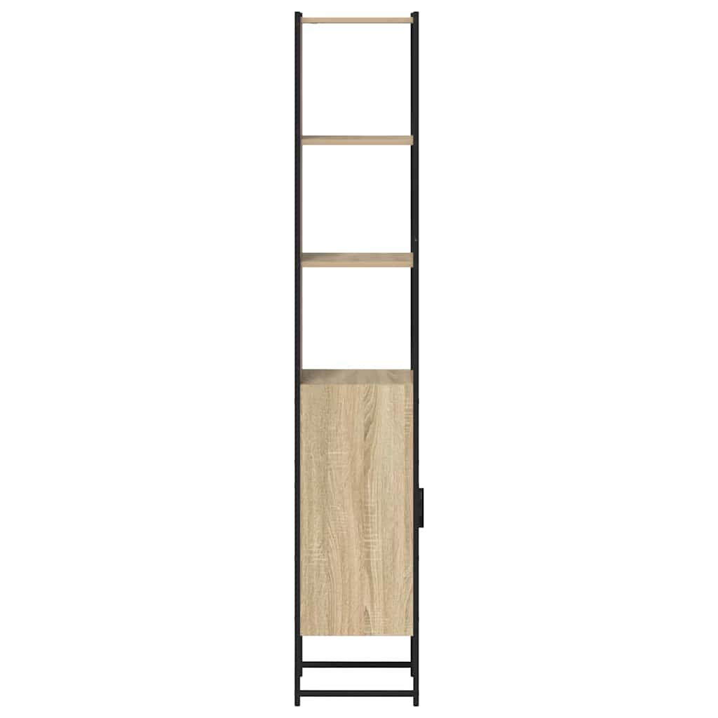 Bathroom Cabinet Sonoma 33 x 33 x 185.5 cm Engineered Wood
