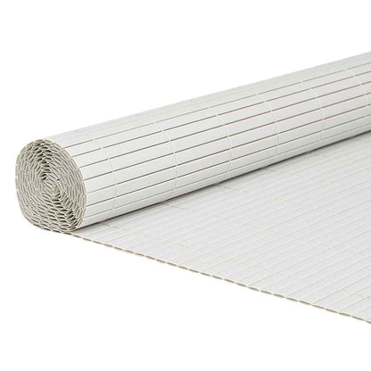 Garden Fence Double-Sided White 1.8x3 m PVC