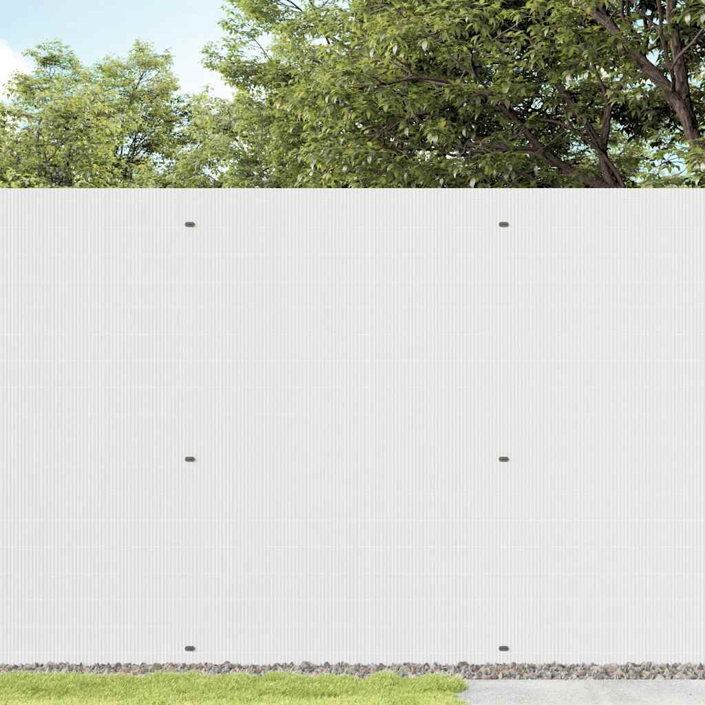 Garden Fence Double-Sided White 1.8x3 m PVC