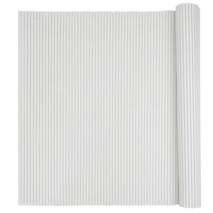 Garden Fence Double-Sided White 1.8x3 m PVC