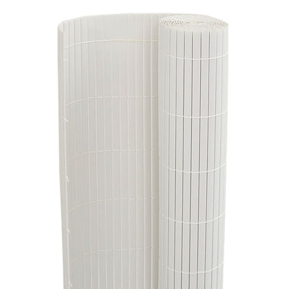 Garden Fence Double-Sided White 1.8x3 m PVC