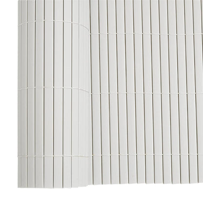 Garden Fence Double-Sided White 1.8x3 m PVC