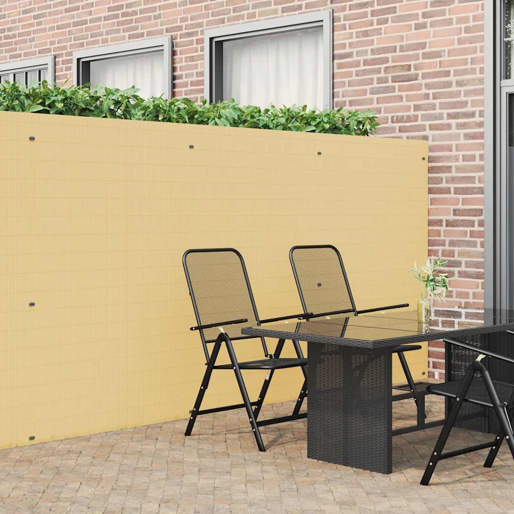 Garden Fence Double-Sided Yellow 1,8x5 m PVC