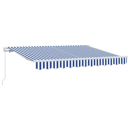 Retractable Awning Manual Blue 250 x 200 cm Fabric