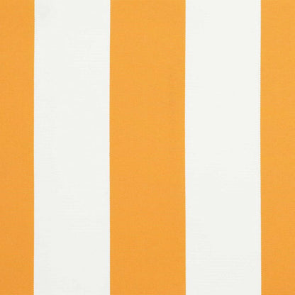 Retractable Awning Manual Yellow and White 250 x 200 cm