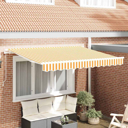 Retractable Awning Manual Yellow 250 x 200 cm Fabric