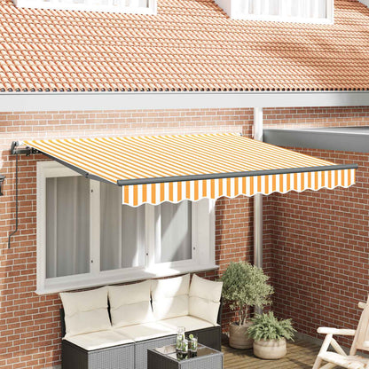 Retractable Awning Manual Yellow 250 x 200 cm Fabric