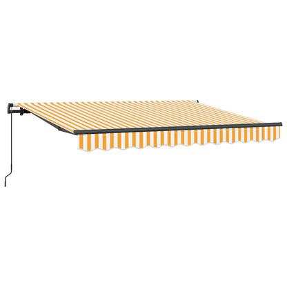Retractable Awning Manual Yellow 250 x 200 cm Fabric
