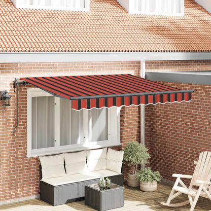 Retractable Awning Orange 250 x 200 cm Fabric