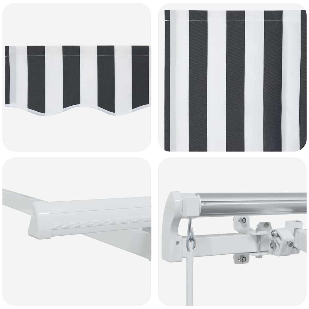 Retractable Awning Anthracite 250 x 200 cm Fabric