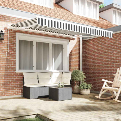 Retractable Awning Anthracite 250 x 200 cm Fabric