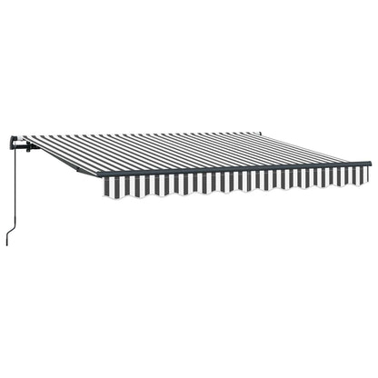 Retractable Awning Manual Anthracite 250 x 200 cm Fabric