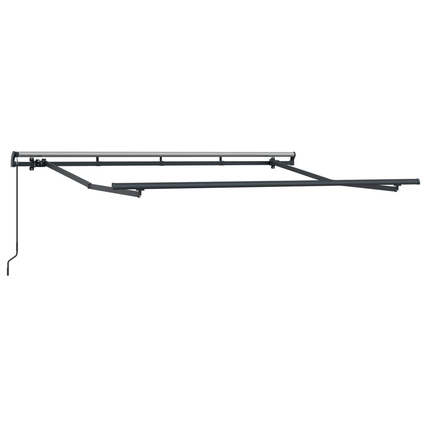 Retractable Awning Manual Anthracite 250 x 200 cm Fabric