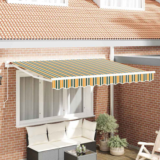 Awning Frame Green and Yellow 250 x 200 cm