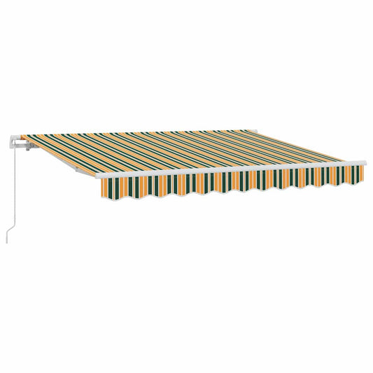 Retractable Awning Green 250 x 200 cm Fabric