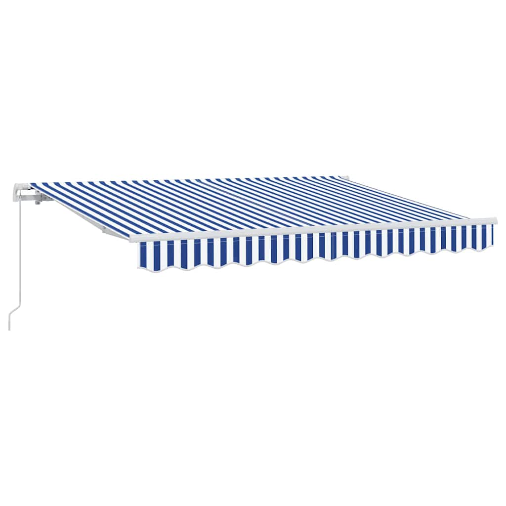 Retractable Awning Manual Blue 300 x 200 cm Fabric