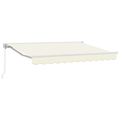 Retractable Awning Cream 300 x 200 cm Aluminium and Fabric