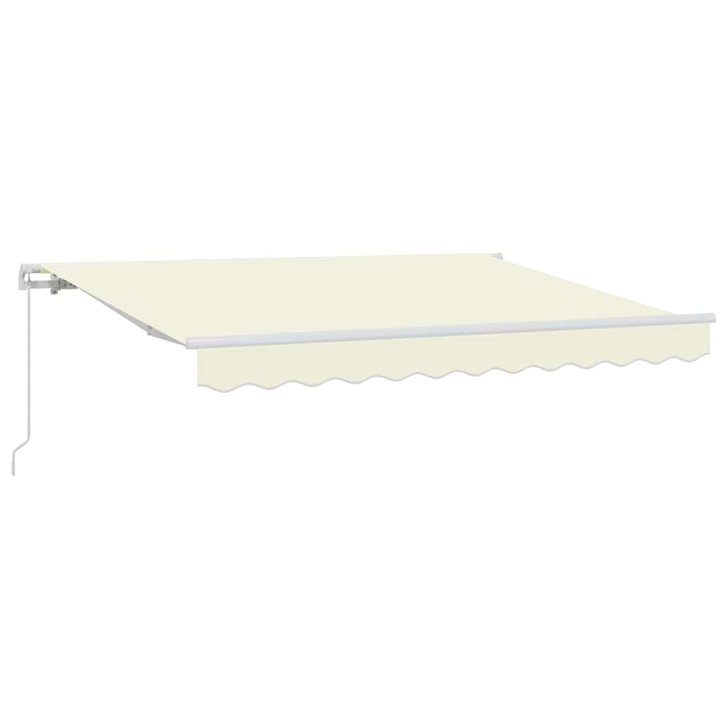 Retractable Awning Manual Cream 300 x 200 cm Fabric