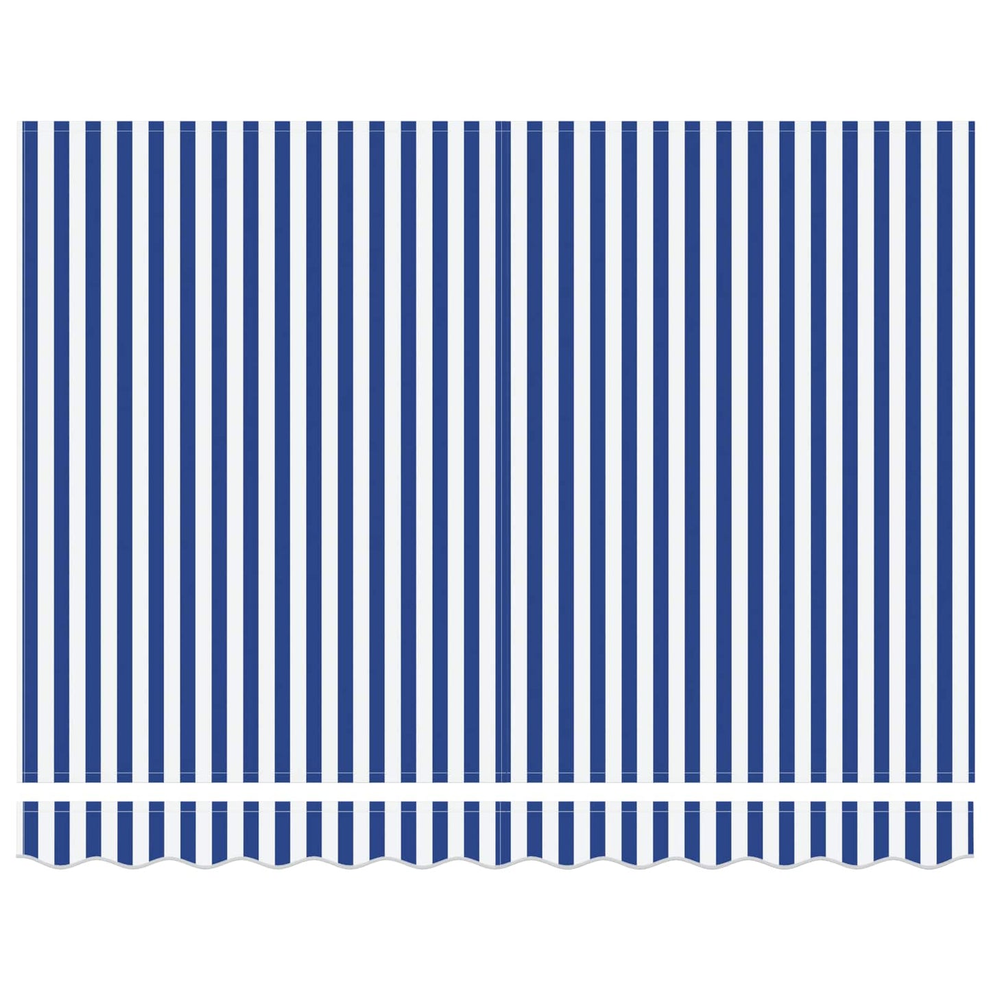 Retractable Awning Retractable Blue and White 300 x 200 cm