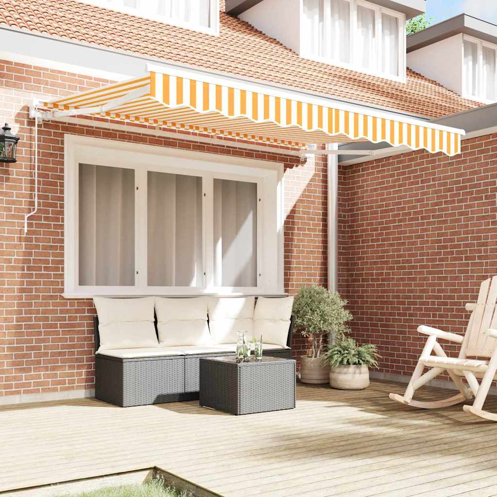 Awning Frame Yellow and White 300 x 200 cm