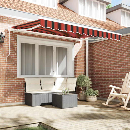 Retractable Awning Orange 300 x 200 cm Fabric