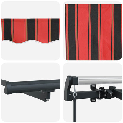 Retractable Awning Orange 300 x 200 cm Fabric