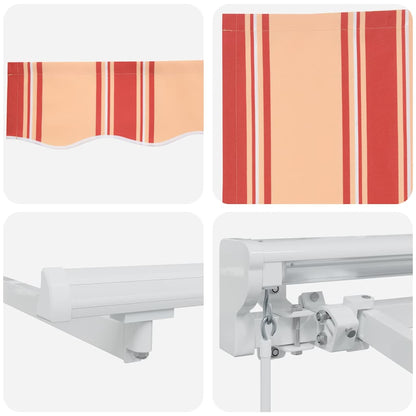 Awning Frame Multicolour 300 x 200 cm Polyester with PU coating