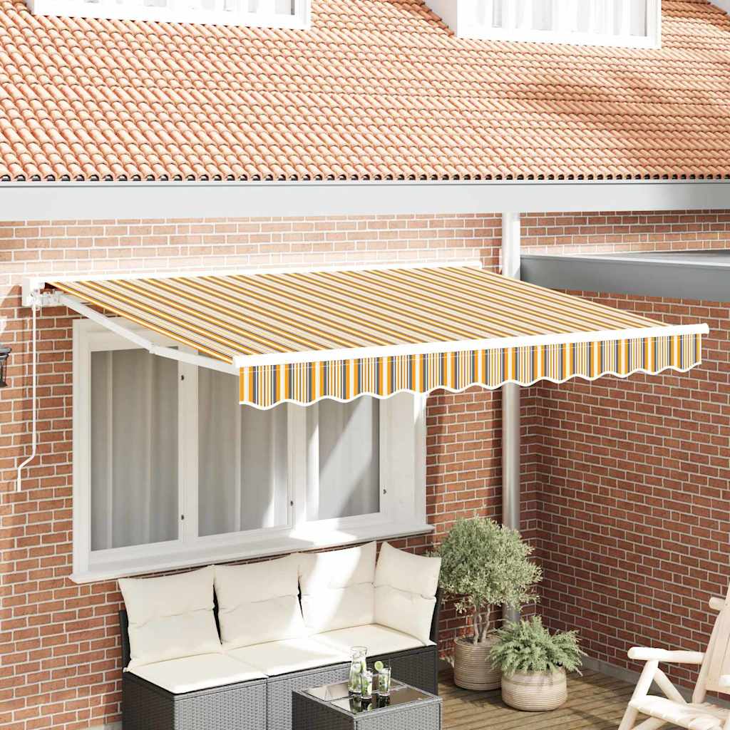 Awning Frame Yellow and Grey 300 x 200 cm