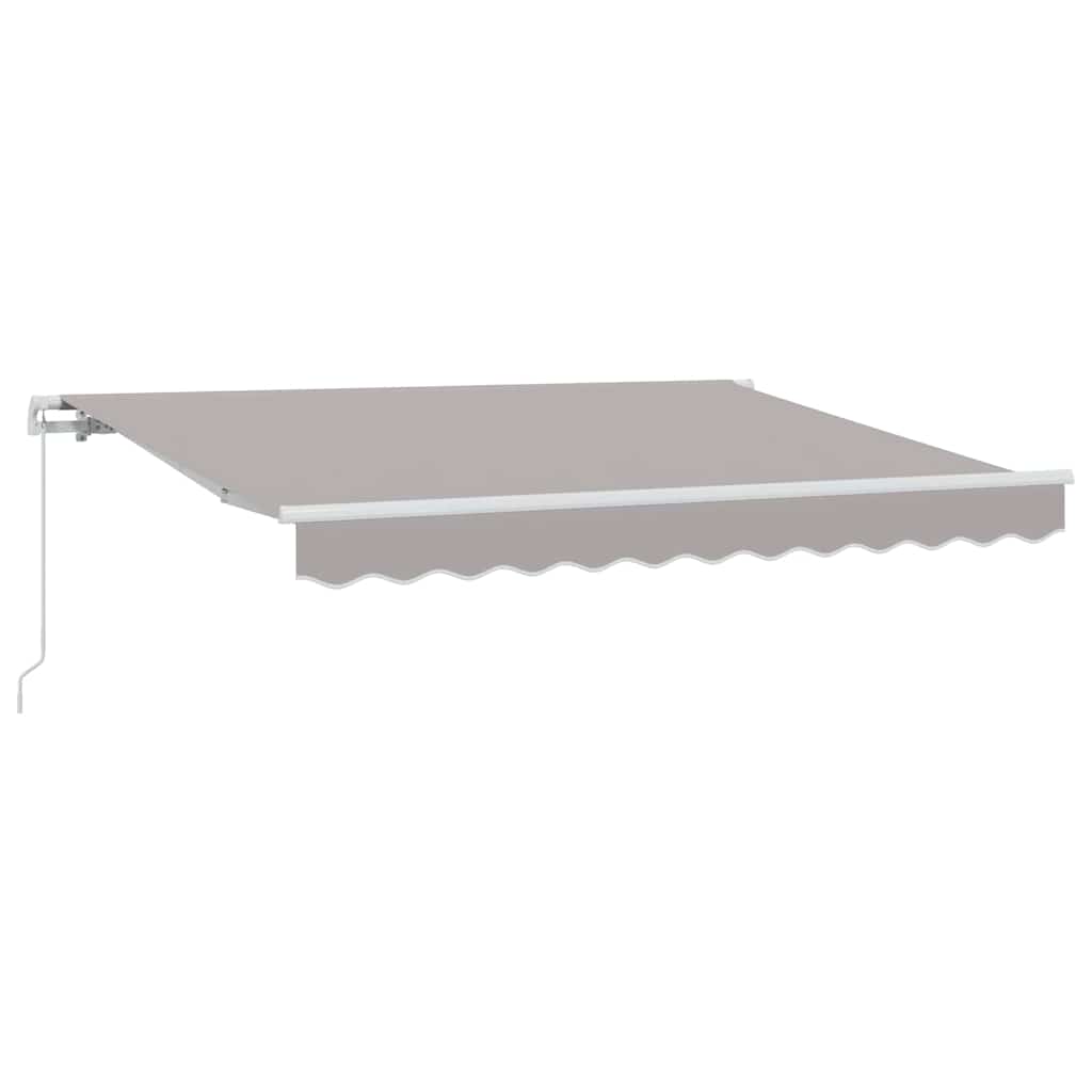 Retractable Awning Light Grey 300 x 200 cm Fabric