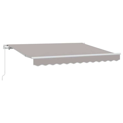Retractable Awning Light Grey 300 x 200 cm Fabric