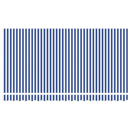 Retractable Awning Blue 350 x 200 cm Fabric