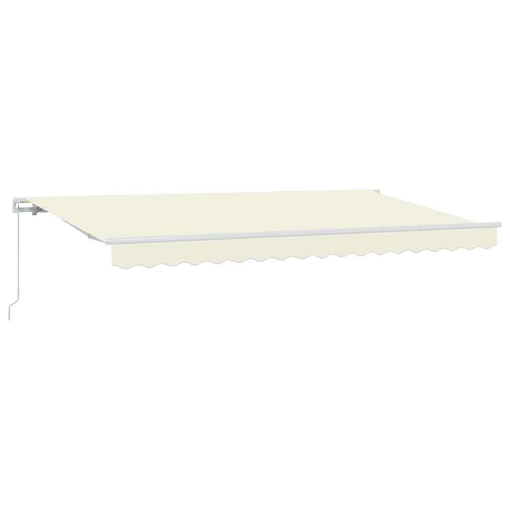 Retractable Awning Cream 350 x 200 cm Fabric