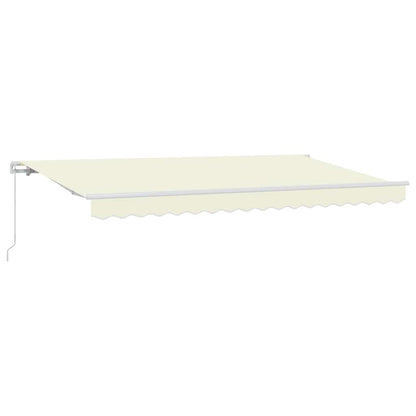 Retractable Awning Cream 350 x 200 cm Fabric