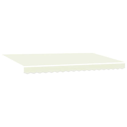 Retractable Awning Cream 350 x 200 cm Fabric