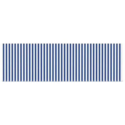 Retractable Awning Retractable Striped Blue 350 x 200 cm Fabric